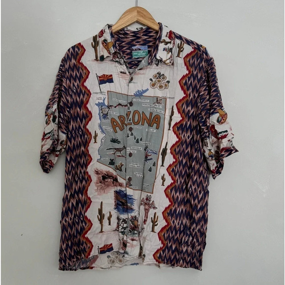 reyn spooner Other - Vintage Reyn Spooner ARIZONA Resort Hawaiian Shirt 90’s Men’s L/XL